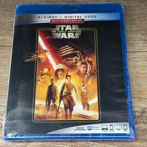 Star Wars The Force Awakens Blu-ray Digital Code Multi-Screen Edition New Sealed